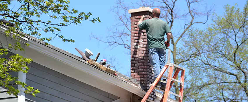 Vinyl and PVC Chimney Flashing Installation in New Philadelphia, OH