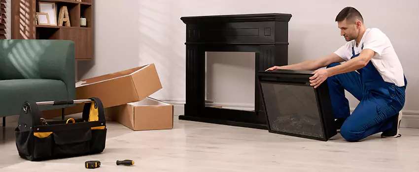 Old Rusted Metal Fireplace Repair And Replacement in New Philadelphia, OH